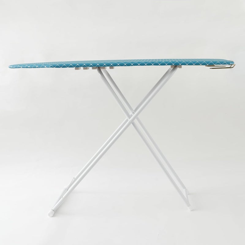 Kuber Industries Kuber Industries 42 Inch Ironing Board for ClothesAdjustable Height Ironing StandPress Table for Home Blue - Image 5