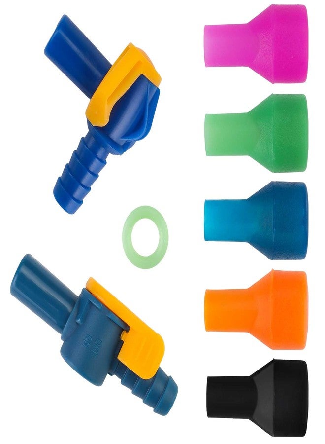FWUNYVN 8Pcs Bite Valves Replacement Mouthpieces Set - Compatible with Most Water Bladders and Water Backpacks, Easy to Install Mouthpiece Replacement for Hiking, Biking, Camping Lovers - Image 1