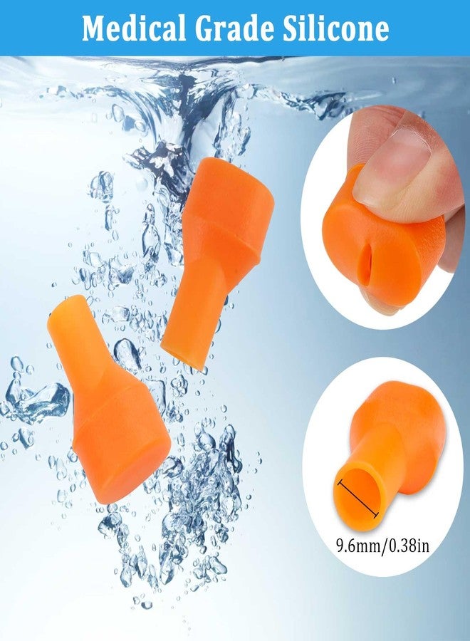 FWUNYVN 8Pcs Bite Valves Replacement Mouthpieces Set - Compatible with Most Water Bladders and Water Backpacks, Easy to Install Mouthpiece Replacement for Hiking, Biking, Camping Lovers - Image 3