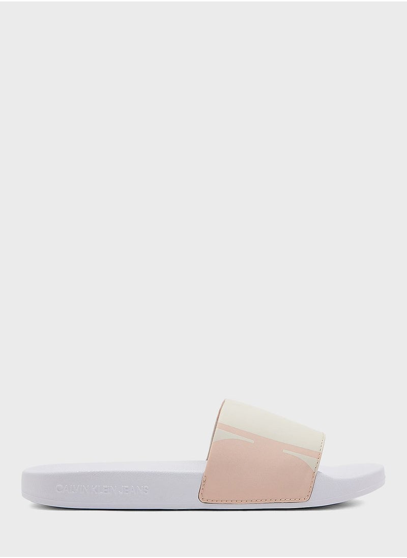 Calvin Klein Jeans - Logo Detailed Slides - Image 1