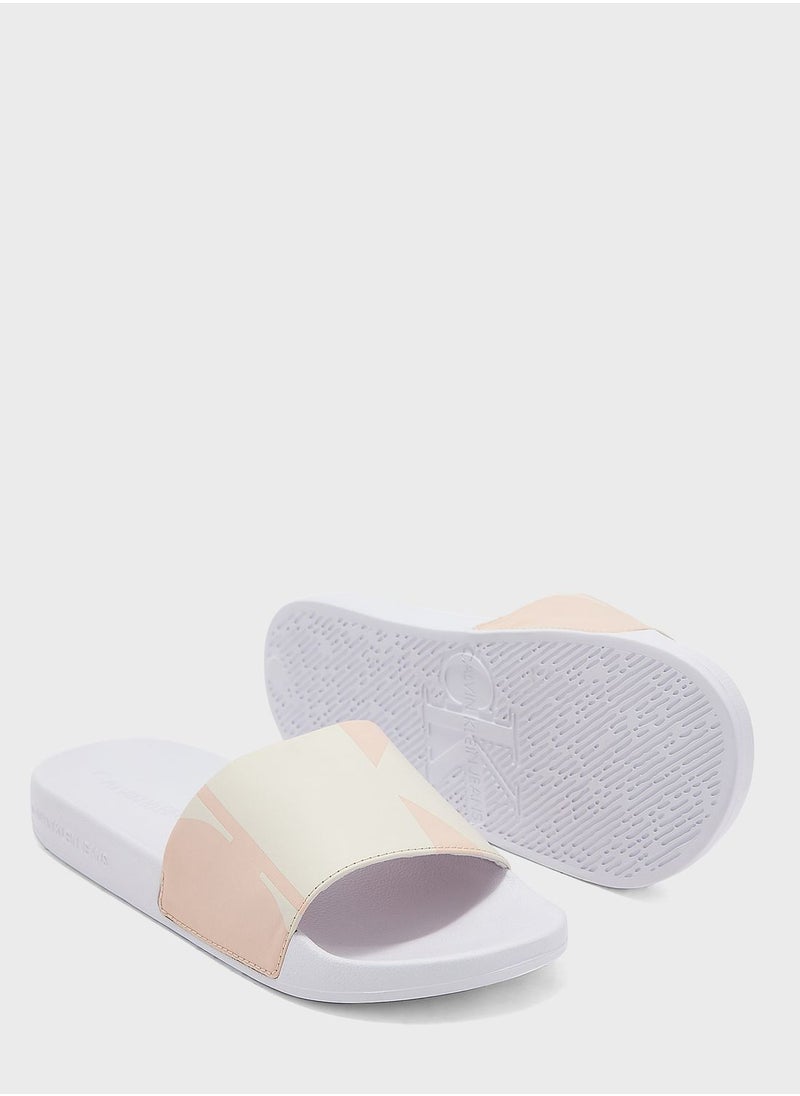 Calvin Klein Jeans - Logo Detailed Slides - Image 1