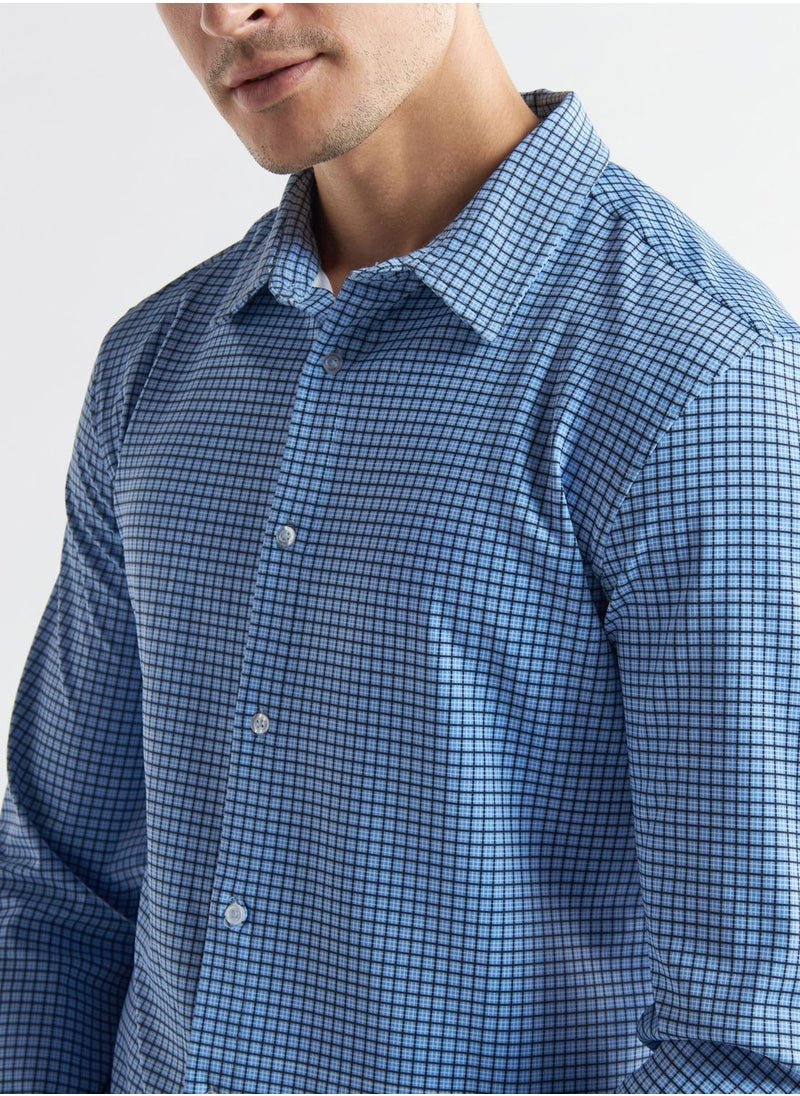 FAV Checked Regular Fit Shirt  - Image 3
