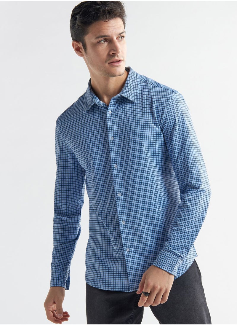 FAV Checked Regular Fit Shirt  - Image 1