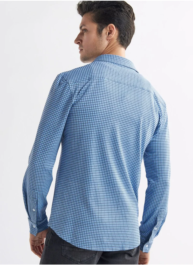 فاف Checked Regular Fit Shirt