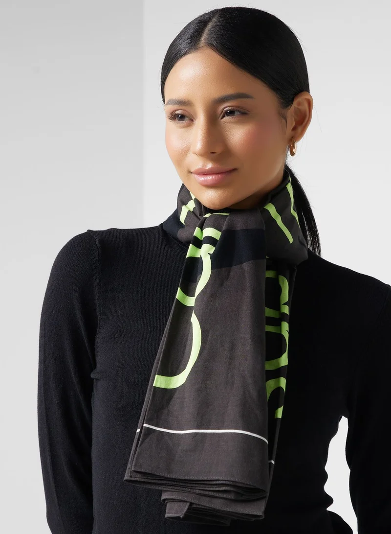 Calvin Klein Jeans Monogram Scarf