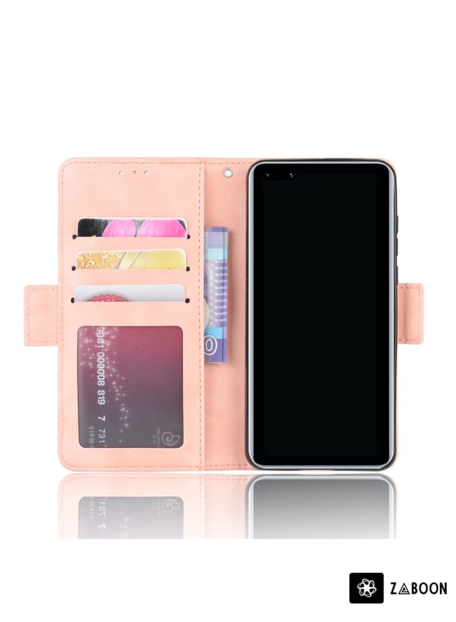 Zaboon Protective Case For Huawei P40 Pro+/P40 Pro Plus Wallet Style Skin Feel Calf Pattern Leather Case ，with Separate Card Slot - Image 5