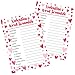 DISTINCTIVS Valentines Day Word Scramble Game Classroom Party Activity for Kids 25 Count - Image 2