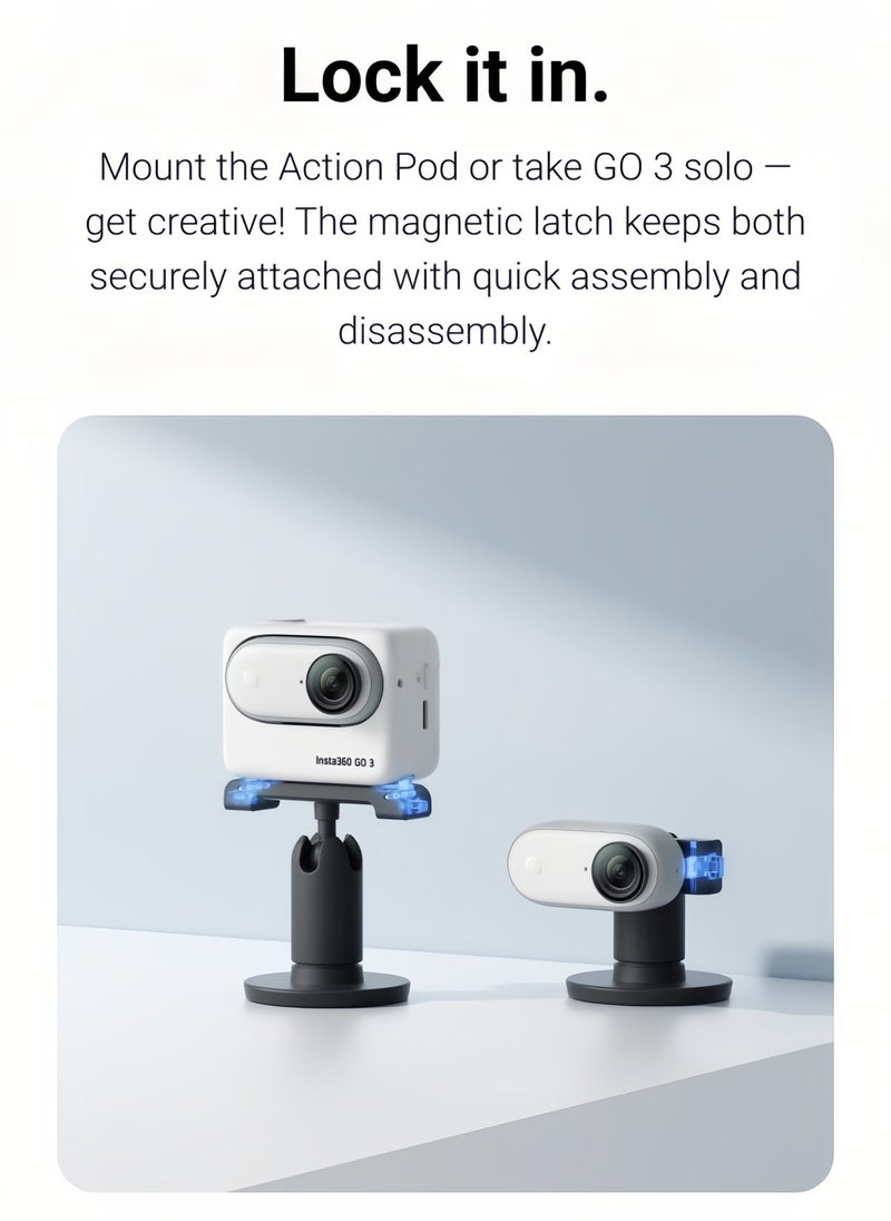 Insta360 - Insta360 GO 3 Pivot Stand - Image 1