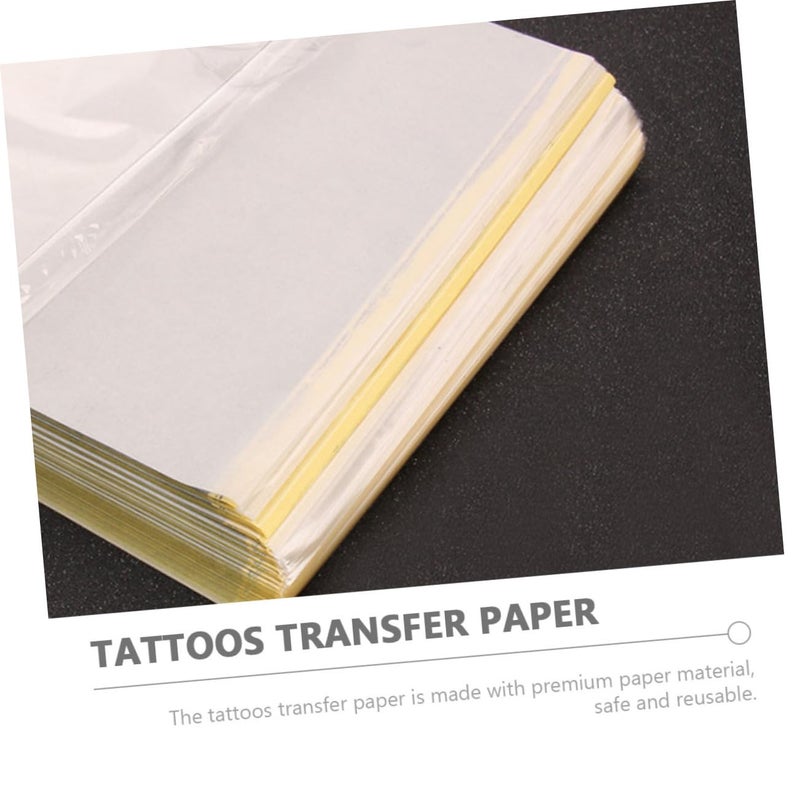 NOLITOY 30sheets Tattoo Transfer Paper Heat Transfer Stencil Paper for Tattooing Artists and Tattoo Professionals - Image 2