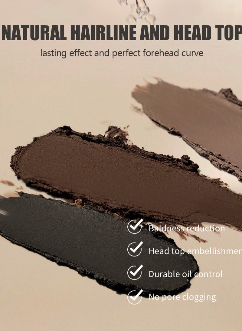 ليويدو بودرة ظل الشعر مع لمسة من النفخة، بودرة تغطية سريعة وطبيعية سحرية لخط الشعر، صبغة جذور الشعر، إخفاء جذور الشعر للشعر الخفيف لتجميل منحنيات الجبهة، 4 جرام - Image 4