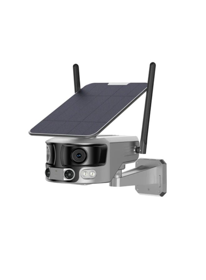 كروني كاميرا مراقبة كروني Y6 تعمل بالطاقة الشمسية بتقنية واي فاي: دقة فائقة 4K/8 ميجابكسل، وزاوية واسعة 180 درجة، وتتبع بشري، لحماية منزلية شاملة لاسلكية، ومراقبة ذكية للممتلكات بالطاقة الشمسية. - Image 2