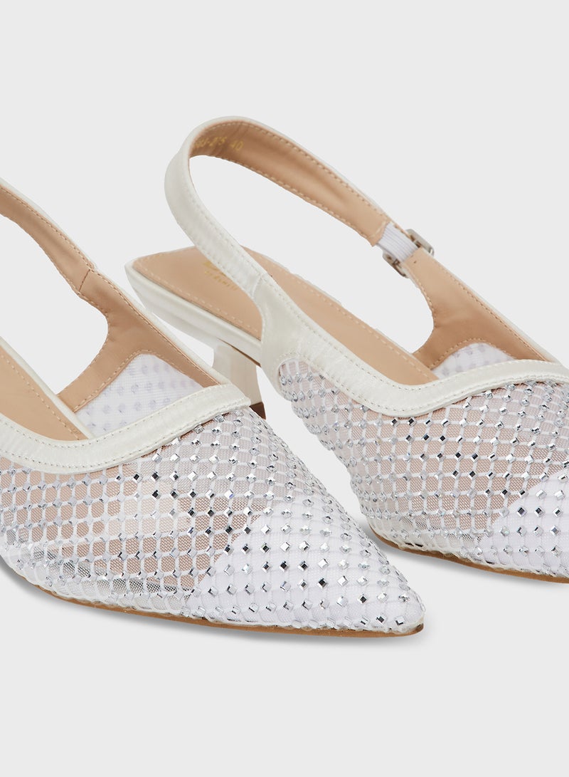 ايلا باليرينا مدببة بحزام خلفي - Image 4