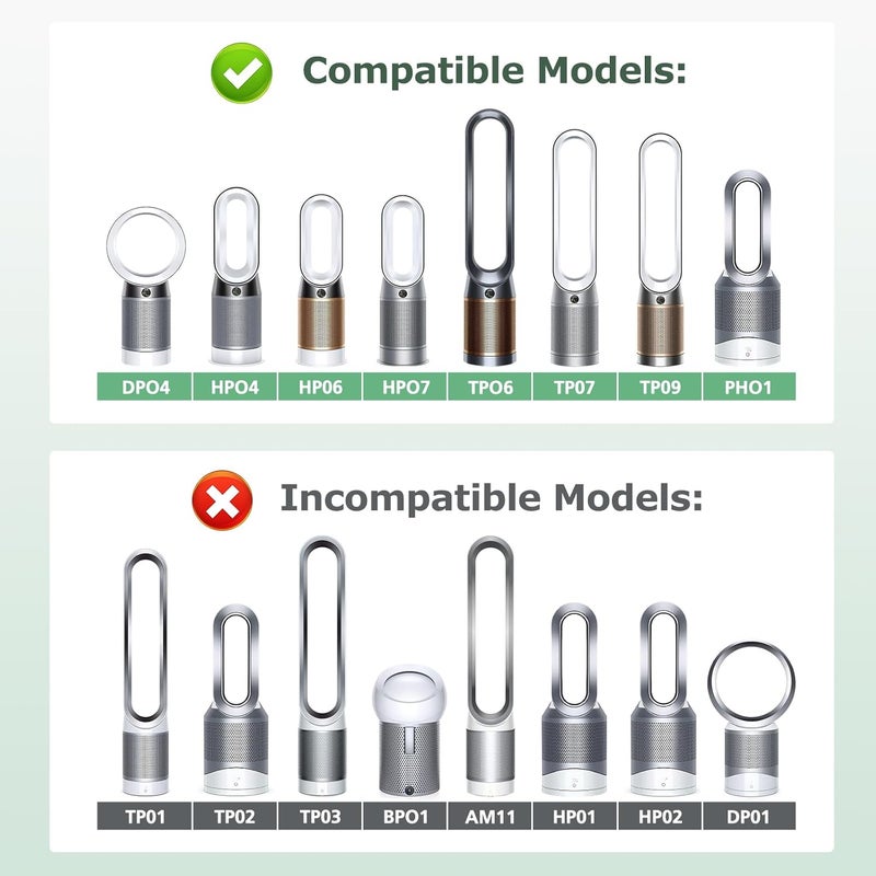 isinlive فلتر isinlive 2 في 1 HEPA + كربون لم purifier الهواء من دايسون - Image 2