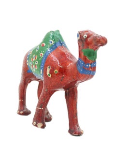 Antique Museum Handcrafted Camel Figurine Desert-Inspired Decor  - Image 1