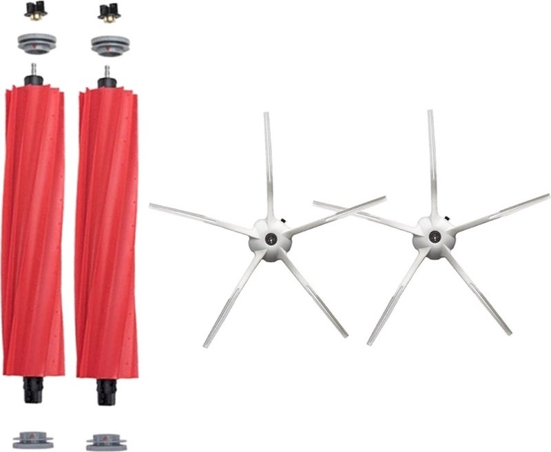 Roborge Roborock S7 Max V Ultra Robot Vacuum Cleaner Compatible 4-Piece Spare Parts Set 