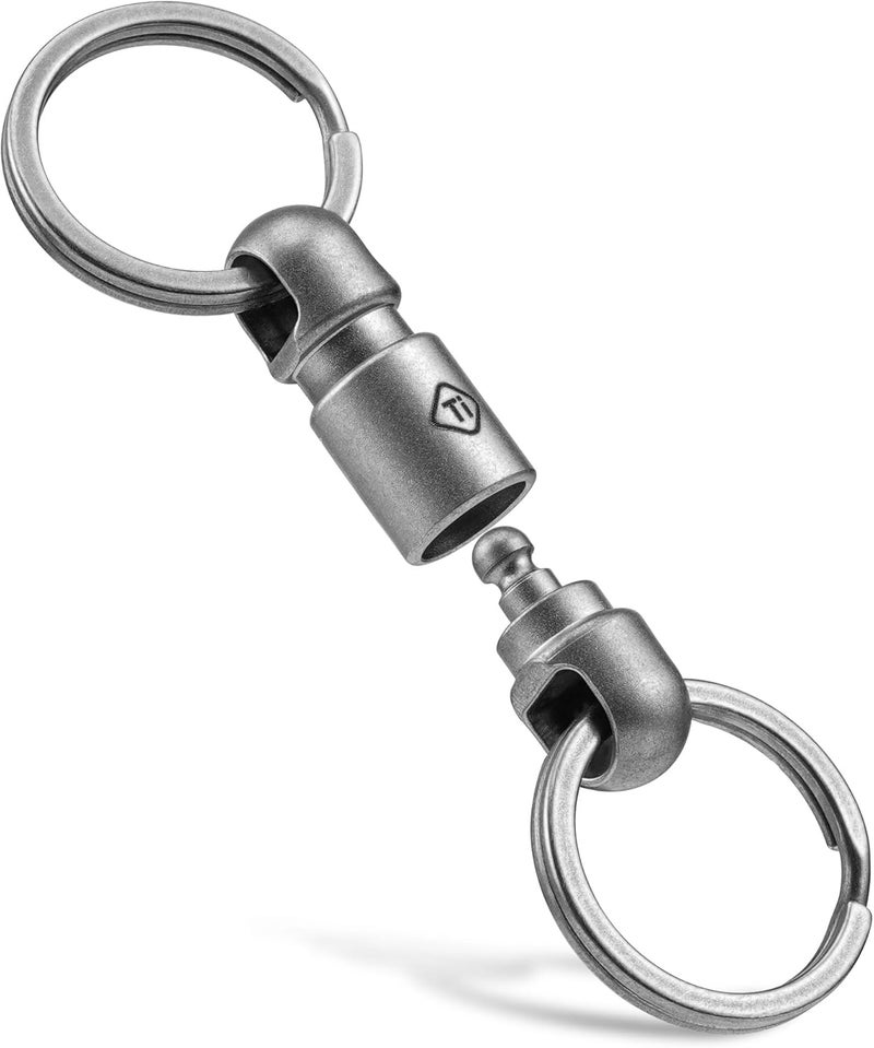 MecArmy CH24 Titanium/PEI Double-Ended Quick Release Keychain - Image 1