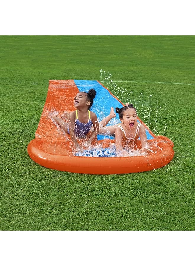 Bestway H2Ogo Double Lane Water Slide 488 Cm Length X 138 Cm Width - Image 2