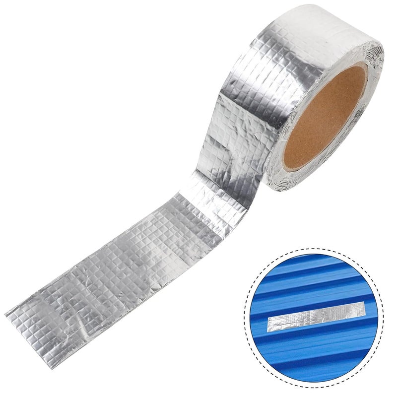 2 قطعة من شريط المطاط البيوتيل الأسود لإصلاح التسرب الخارجي وسد تشققات الأسطح وصيانة عربة السكن المتنقلة - Image 5