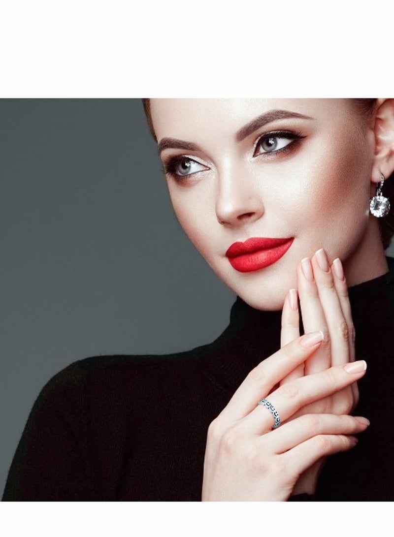 Excefore مجموعة خواتم وجه مبتسم 3 قطع، خواتم فضية عتيقة سميكة قابلة للتعديل، خواتم مبتسمة مضحكة قابلة للتعديل للنساء والرجال - Image 5