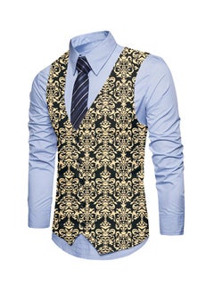 KUYING New Fashionable Personalized Printed Men's Suit Vest  - Image 1