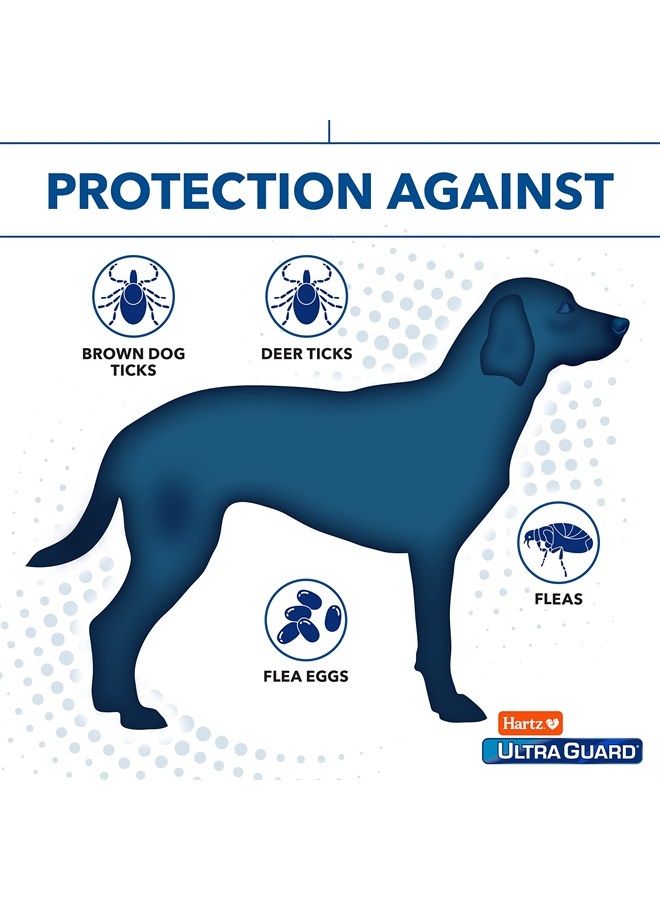 Hartz علاج الكلاب الموضعي من ألترا غارد ثنائي الفعل للبراغيث والقراد والوقاية من البراغيث والقراد، 3 أشهر، للكلاب من 5-14 رطل (عبوة من 3) - Image 2