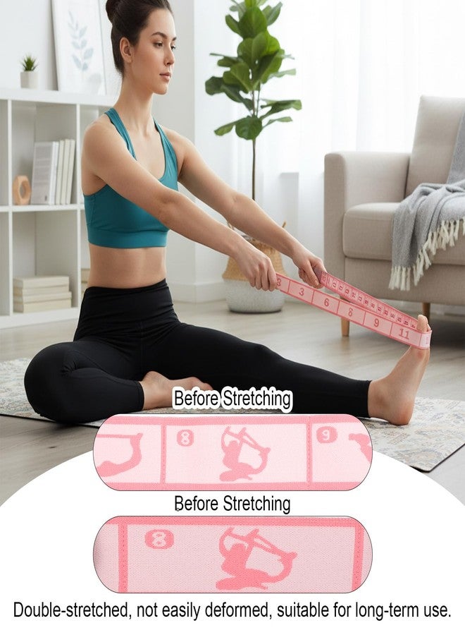 salbsever 12 Loops Yoga Band, Yoga Bands for Stretching Stretching Bands Stretch Straps with Loops for Dance, Gymnastics, Physical Therapy, Flexibility & Resistance Training, Ballet, Latin Workouts - Image 4