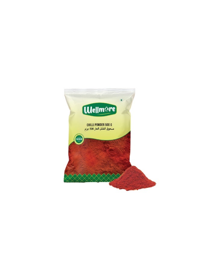 WellMore Chilli Powder 500 gm - Image 1