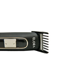 ELORA Rechargeable Beard & Hair Trimmer with Fashion Design ELPC-1852 Black  - Image 5