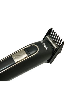 ELORA Rechargeable Beard & Hair Trimmer with Fashion Design ELPC-1852 Black  - Image 3