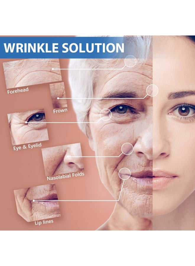 Sfuchin Facial Patches - Wrinkle Patches - Wrinkle Tape - Face Lifting Tape - Non-Invasive Wrinkle Remover - Multifunctional High Elasticity Wrinkle Forehead Eyes Face Neck Wrinkle Treatment - 2.5CM*1000CM - Image 4