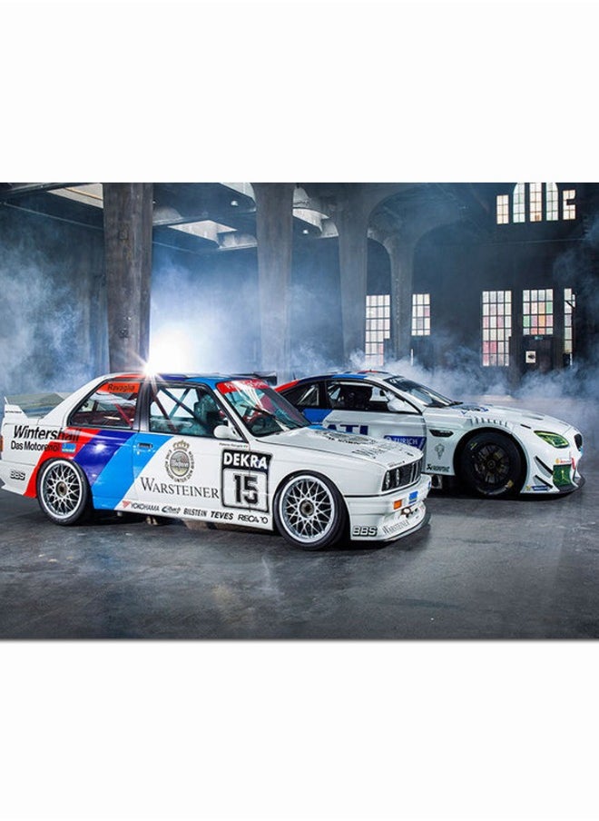Generic - Modern Supercar Poster B M W Tuning M6 E30 Racing Car Canvas Paintings Wall Art Print Picture For Living Room Decor Cuadros - Image 1