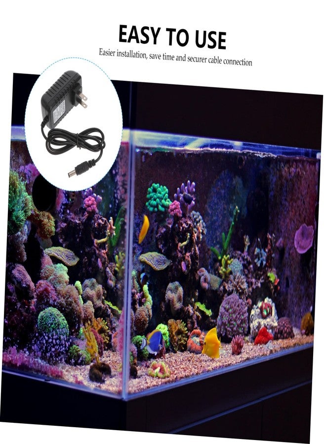 Balacoo 2 Pcs Aquarium Light Adapter, LED Power Adapter, 100-240VAC 12VDC 1A Switching Power Supply Converter for Fish Tank Light - Image 5