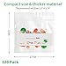 Urekt Pill Pouch Bags for Travel 120 Pack 6 Mil BPA Free Reusable Pill Bags 3 x 275 inch for Medicine with Write on Label Clear Ziplock Seal Waterproof AM PM Pill Baggies for Medicine Organizer - Image 4