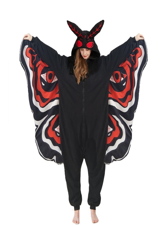 YUTCOTC Mothman Costume Mothman Onesie Pajamas Halloween Cosplay Unisex Party Costume - Image 2