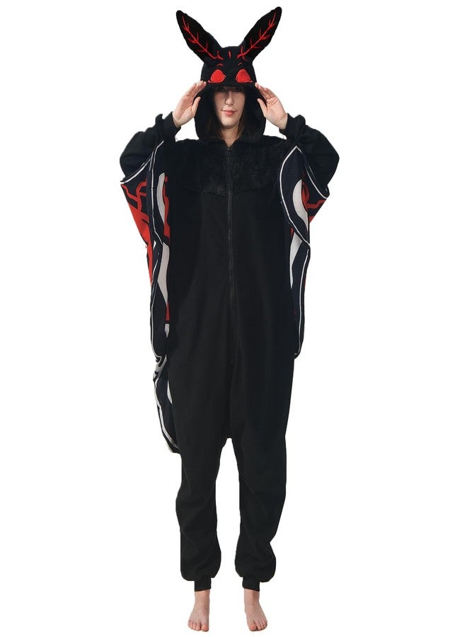 YUTCOTC Mothman Costume Mothman Onesie Pajamas Halloween Cosplay Unisex Party Costume - Image 4