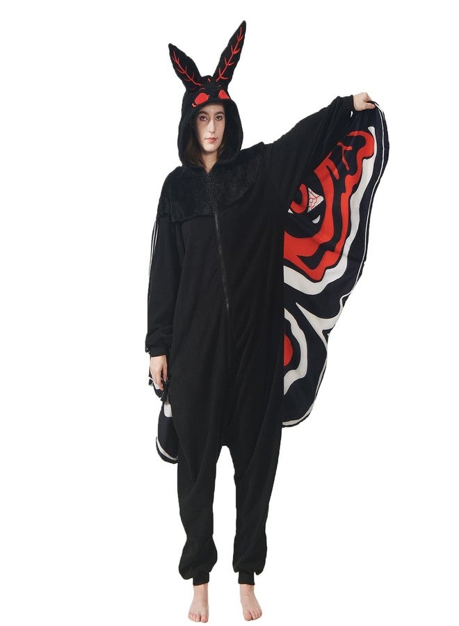 YUTCOTC Mothman Costume Mothman Onesie Pajamas Halloween Cosplay Unisex Party Costume - Image 3