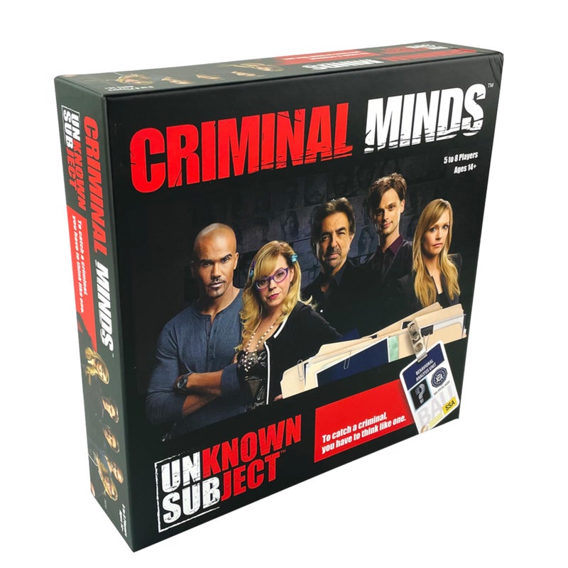 PlayMonster Criminal Minds Unknown Subject Board Games for Adults Adult Games for Game Night Social Deduction Board Games for Family Night Family Game Ages 14 58 MultiPlayer Games