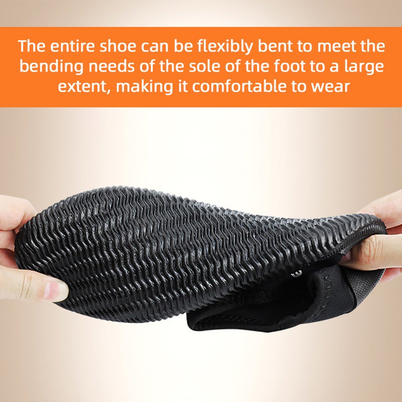 Neoprene Diving Boots 3mm Wetsuit Booties with Anti-Slip Sole for Water Sport Scuba Diving - Image 5