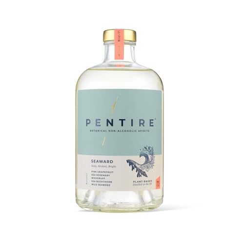 Pentire Seaward 70cl - Botanical Alcohol Free Spirit - Distilled from Native Cornish Plants - No Added Sugar - Vegan - Nothing Artificial - Non Alcoholic Grapefruit Spirit - Image 1