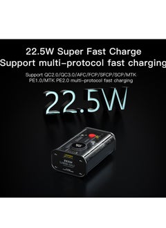 Yesido Yesido YP35 High Quality Transparent Shell LED Display 10000mAh Power Bank  - Image 4