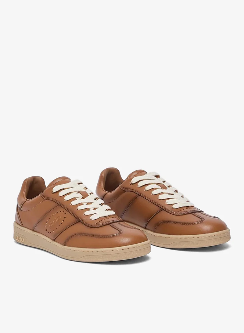Liu Jo Mens brushed leather sneakers