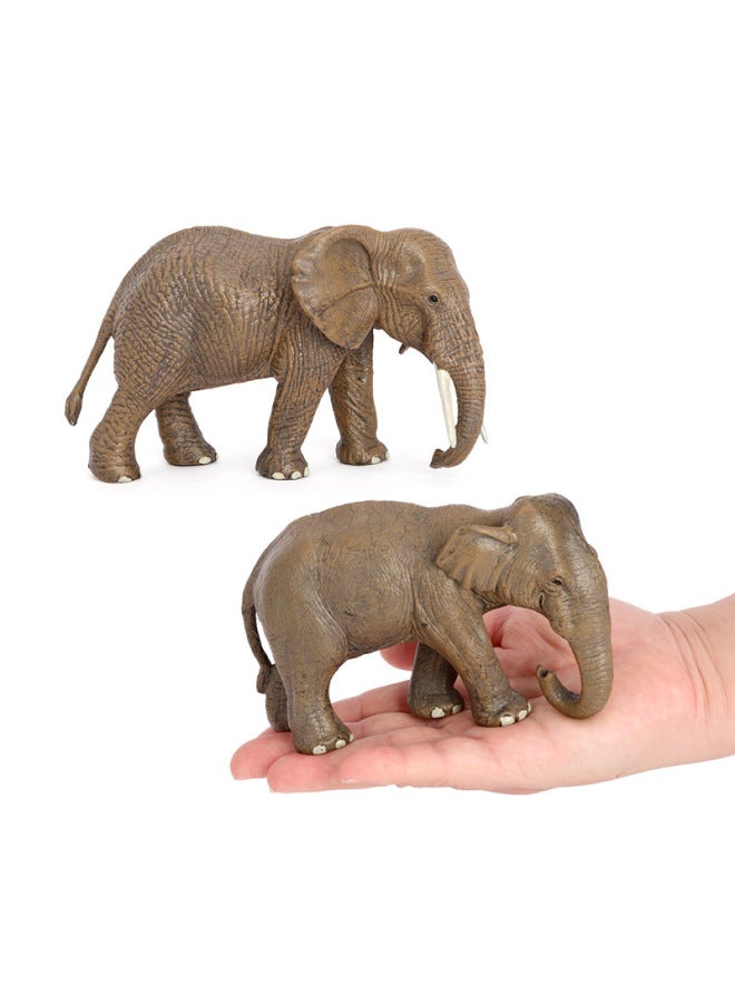 Simulation Solid Animal Model Wild Plastic Elephant Giraffe Horse Moose Leopard Children's Cognitive Toy Ornaments-Color:127-3080 Andalusian Gongma - Image 4