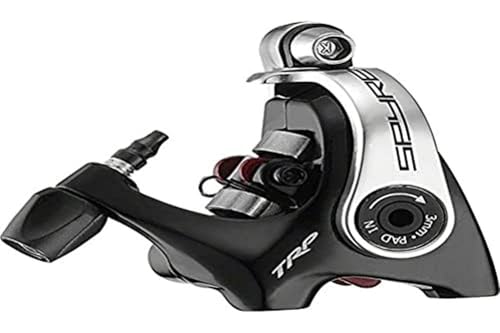 TRP Spyre Mechanical Disc Brake Caliper DualPiston Actuation 40 mm Slim Profile 146 g Lightweight Black Flat Mount - Image 1