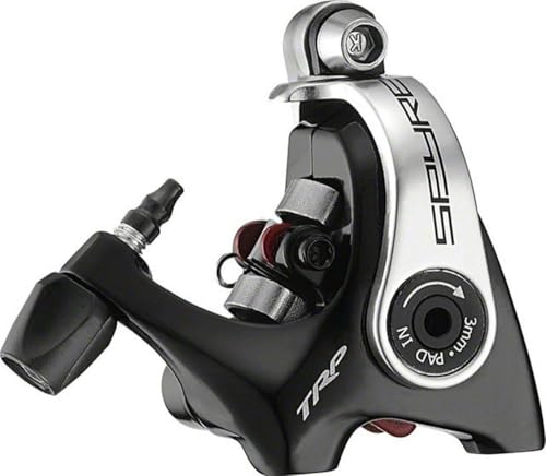 TRP Spyre Mechanical Disc Brake Caliper DualPiston Actuation 40 mm Slim Profile 146 g Lightweight Black Flat Mount - Image 3