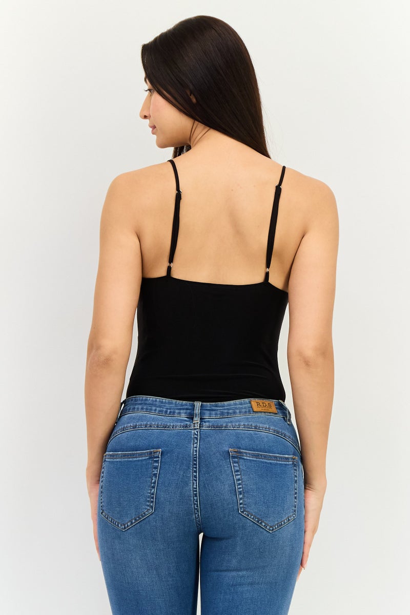 FOREVER 21 بدلة نسائية بدون أكمام بلون أسود - Image 2