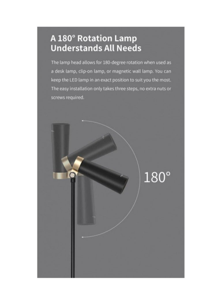 Yeelight - Yeelight 4-in-1 Rechargeable Desk Lamp Black Gold - Image 1