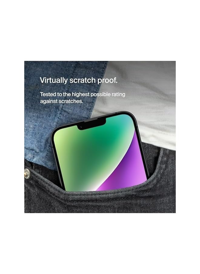 بروماس واقي شاشة من الزجاج المقوى للخصوصية لهاتف Iphone 13 Pro Max، سطح معالج بطبقة مضادة لبصمات الأصابع وتطبيق خالٍ من الفقاعات مع صينية سهلة المحاذاة - Image 2