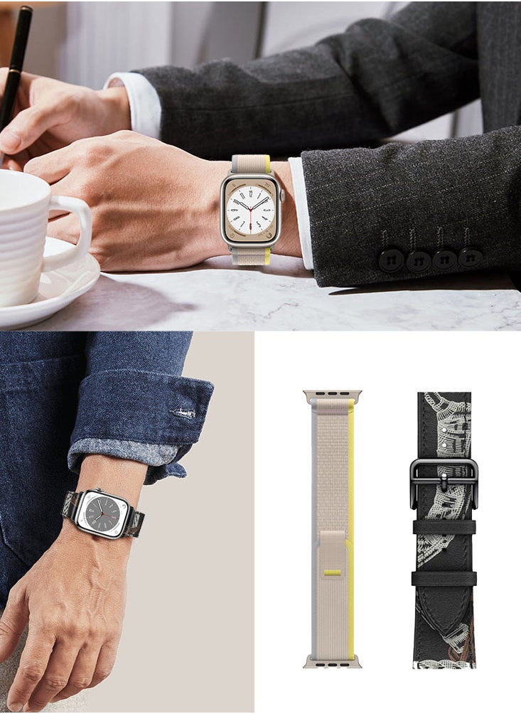 Perfii 5 قطع من سوار الساعة البديل لساعة Apple Watch مقاس 49/45/44/42 مم سلسلة 8/7/6/5/4/SE  - Image 4