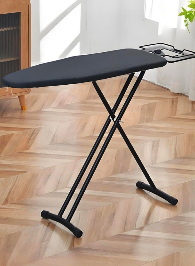 AGD Ironing Table with Heat-Resistant Cover, Adjustable Height,for Home and Laundry Room/ Black - Image 5