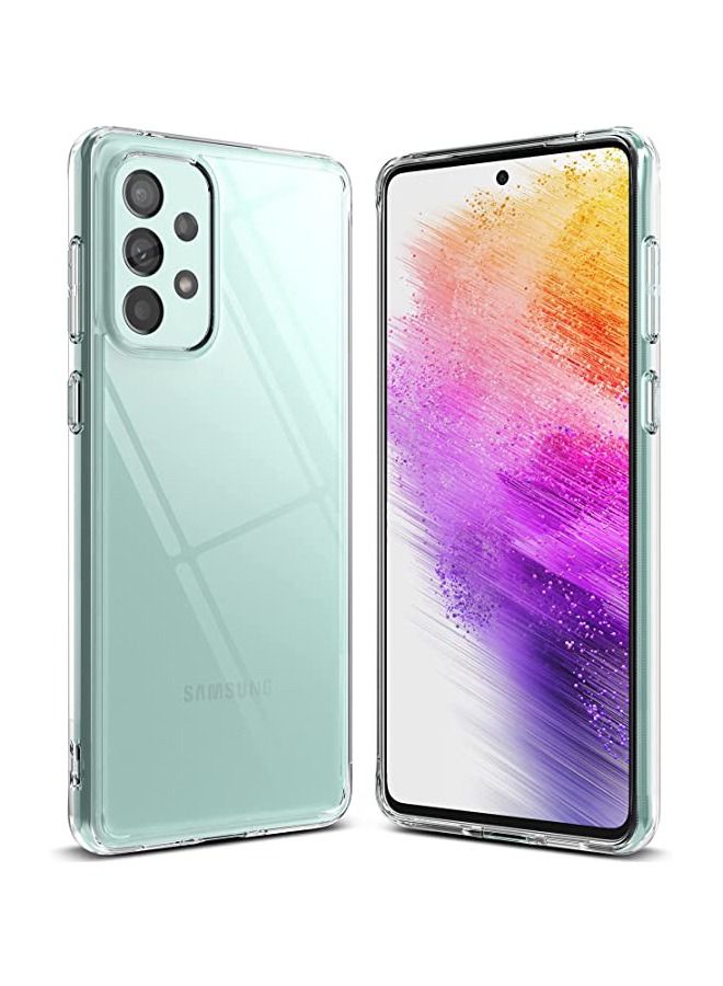 Anmula Samsung A73 Cover,Galaxy A73 Clear Case Transparent Flexible Shockproof Cover for Samsung Galaxy A73 5G,Crystal Clear - Image 1